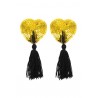 Nippies noirs avec strass