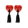 Nippies noirs avec strass
