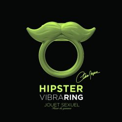 Anneau Vibrant Hipster Vibra Ring Phosphorescent en silicone Clara Morgane