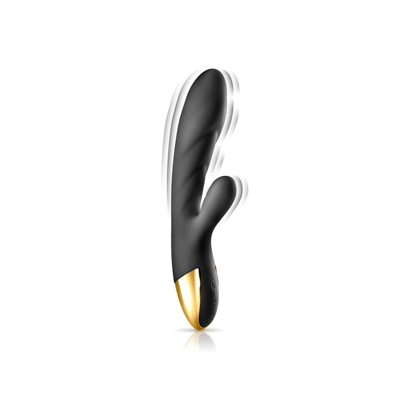 Vibromasseur Rabbit Chauffant USB My Queen 2 Black Empire