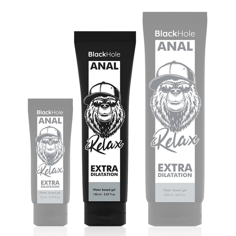 Gel à base d'eau Extra dilatation 150 ml Black Hole