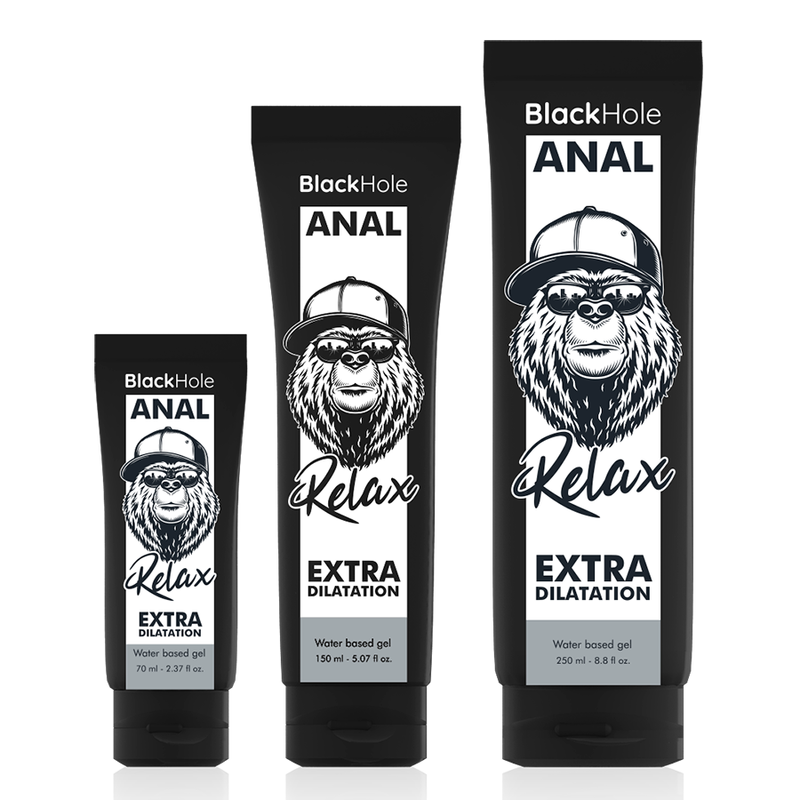 Gel à base d'eau Extra dilatation 250 ml Black Hole