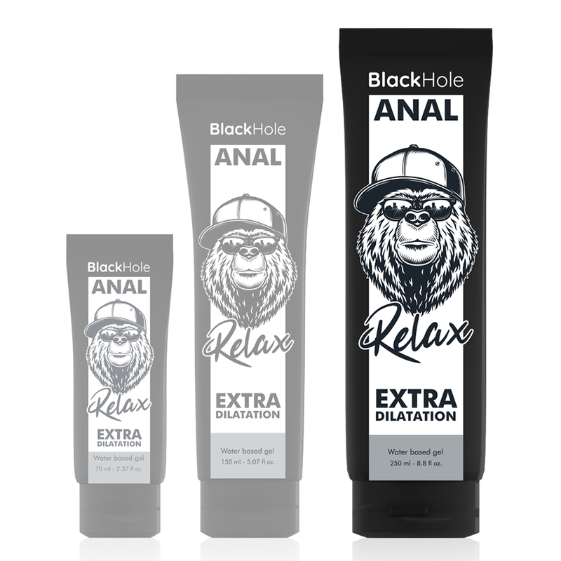 Gel à base d'eau Extra dilatation 250 ml Black Hole